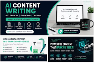 write SEO optimized ai content for blogs, articals websites
