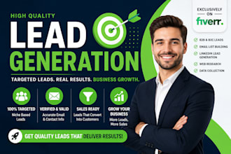 do data entry and lead generatuion with web scrapping