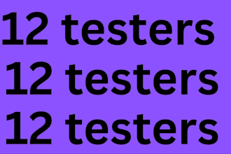 12 testers 20 testers 12 app testers google play mobile app testing