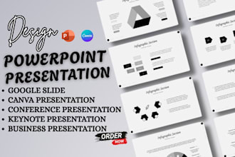 design canva google slide conference presentation write keynote business speech