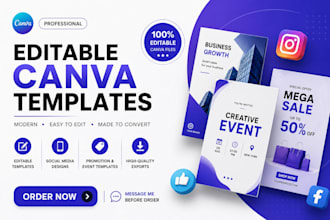 create editable canva templates
