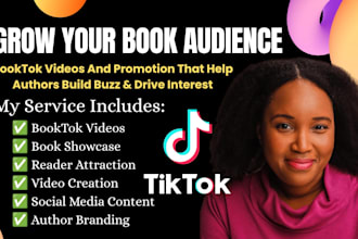 booktok book promotion book marketing influencer video author book sales