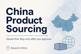 source and buy products for you from china