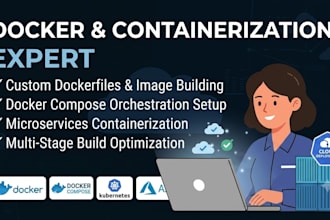 dockerize applications and create docker compose setups