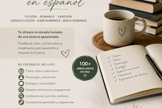 spanish beta reader for fantasy romance and sci fi