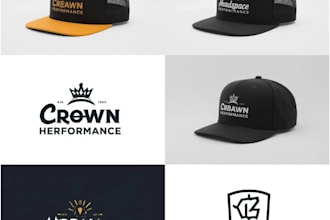 design custom cap and hat logo for you