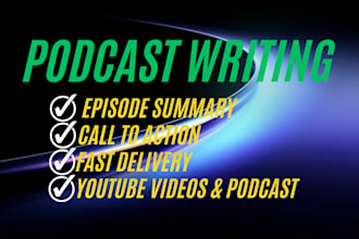 write your podcast show notes for SEO