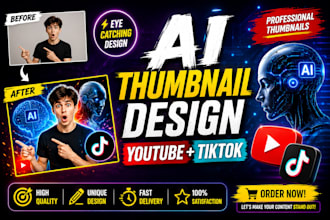 create professional youtube thumbnail designs