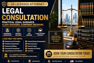provide legal consulting as a US licensed attorney