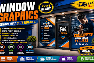 professional window graphics design