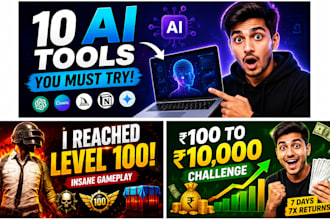 design eye catching youtube thumbnails that boost CTR