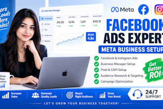 setup meta business manager, facebook page and conversion