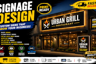 custom business sign design