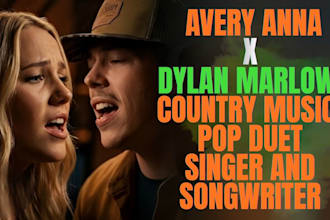sing a country pop duet with male and female vocals for your song