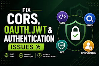 fix cors, oauth, jwt and authentication issues