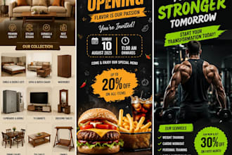 create custom business flyer with ai