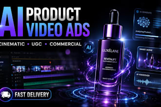 create cinematic ai product video ads