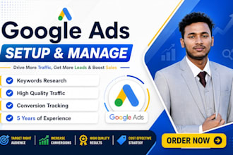 run google ads PPC, search, display and youtube ads campaigns