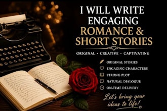 engaging romances stories,short stories,and creative content