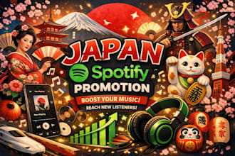 do japan spotify music promotion japany spotify promotion