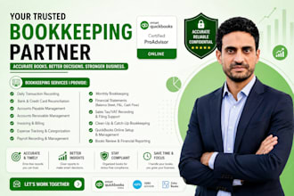 provide quickbooks online bookkeeping and financial advisory services