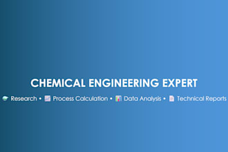 do chemical engineering assignments and research