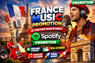 france spotify music promotion france organic music promotion