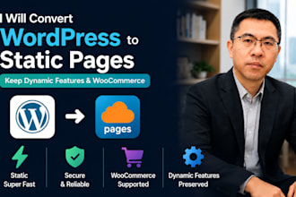 convert wordpress to a static site on cloudflare pages