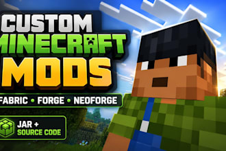 develop a custom minecraft mod for fabric forge or neoforge