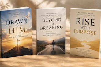 design christian self help, memoir and spiritual book cover
