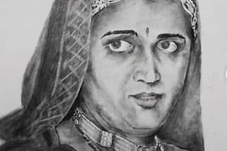 draw a realistic pencil portrait from your photo