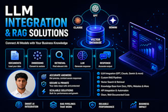 build llm integration and rag solutions
