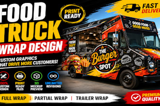 custom food truck wrap