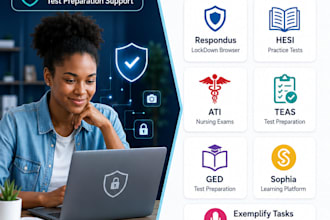 help with respondus, honorlock, proctoru, and sophia