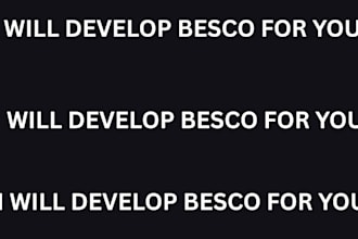 develop a besco for you