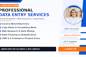 do professional data entry copy paste work