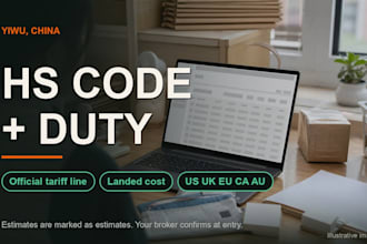 find your hs code and estimate import duty and landed cost from china