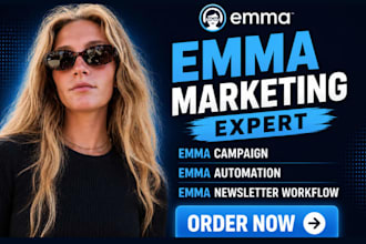 setup emma automation emma nawsletter emma campaign emma landingpages