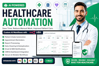 build ai healthcare automation workflows with n8n