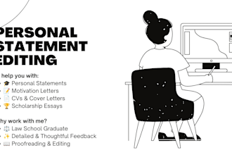 edit and polish your personal statement or motivation letter