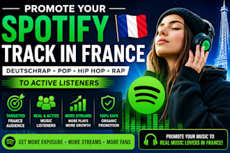 promote france spotify track song music deutschrap pop to active listeners