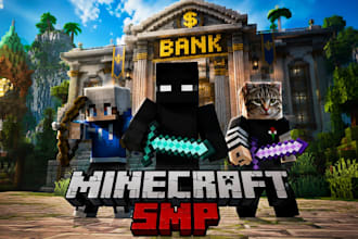 create eye catching minecraft smp thumbnails