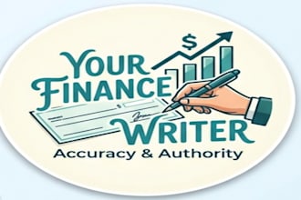 be your expert financial writer and economics content writer