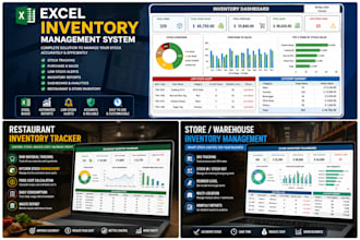 build you a custom excel inventory management system