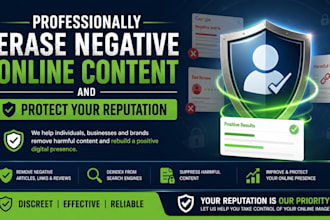 professionally erase negative online content and protect your reputation