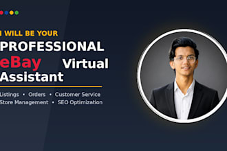 be your professional ebay virtual assistant