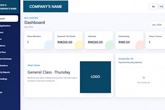 build a simple custom web app and business management system