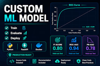 build and deploy a custom machine learning model