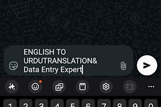 do professional english to urdu translation and data entry