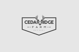 design whitetail deer hunting logo